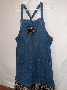 Girls Y2K denim jumper